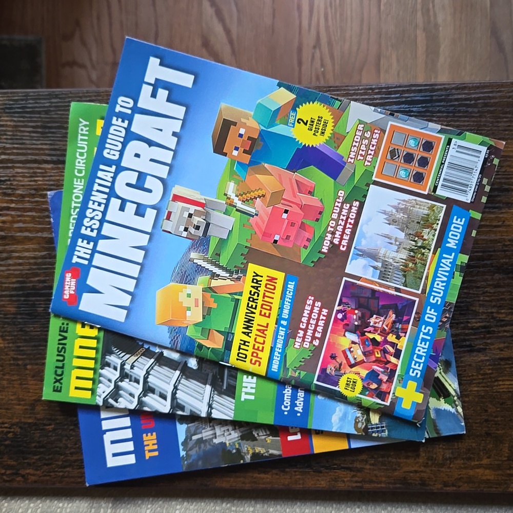 Minecraft books/magazine